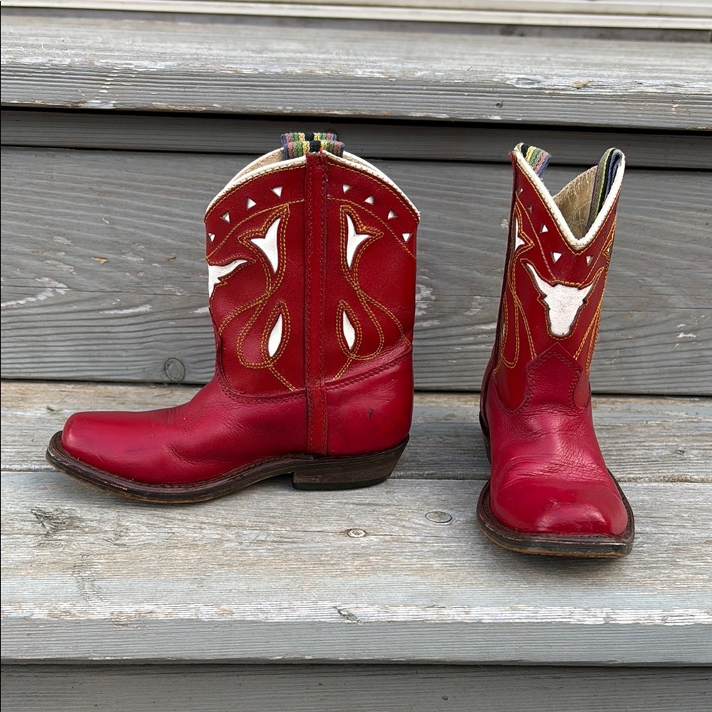BF Goodrich Vintage Red Leather Western Children’s boots